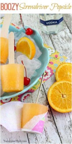 Alcoholic Adult Screwdriver Popsicle Recipe Tammilee Tips