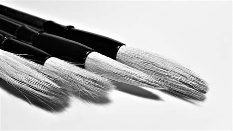 HD wallpaper: brush, black, art, calligraphy, brushes, painting, indoors | Wallpaper Flare