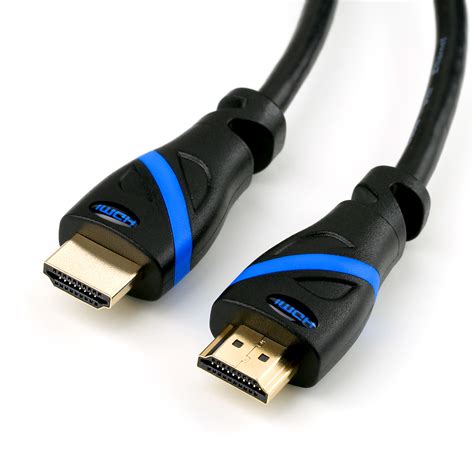 HDMI 2.0 Kabel, 2 m, schwarz/blau | CSL Computer