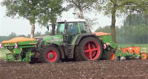 Loonbedrijf Wetering Den Ham Mais Zaaien Met Fendt En Amazone Ed