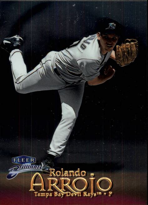 1999 Fleer Brilliants Tampa Bay Devil Rays Baseball Card 45 Rolando