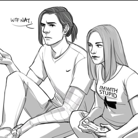 Bucky Barnes x Natasha Romanoff Fanarts : Various artists : Free ...