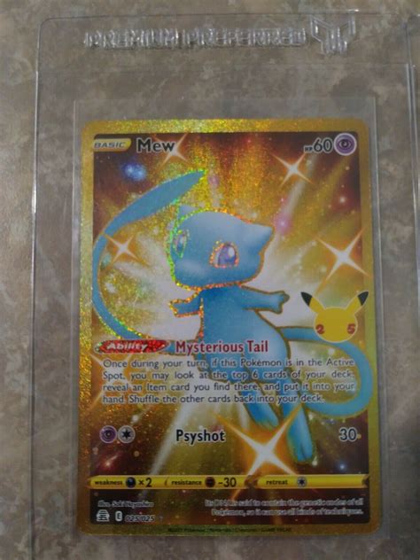 Mavin Pokemon Shining Mew Gold Card And Amazing Rare Raikou