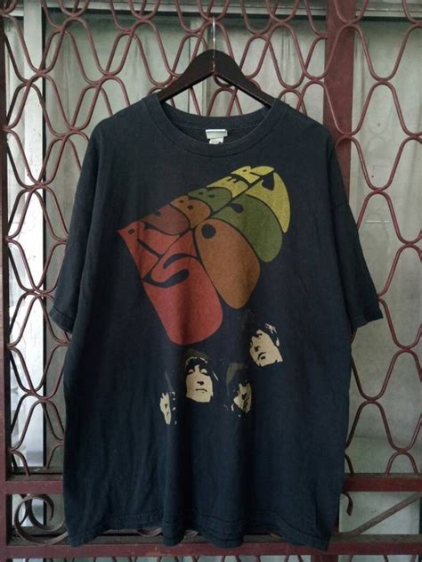 The Beatles Rubber Soul T Shirt 2xl Big Size Rock Pop Music Etsy In