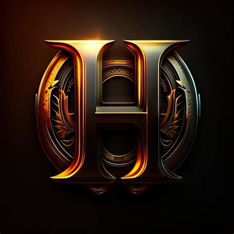 Premium Photo | Logo letter H 