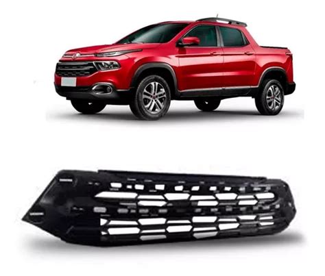 Grade Radiador Fiat Toro 2016 2017 2018 2019 2020 Preta Frete grátis