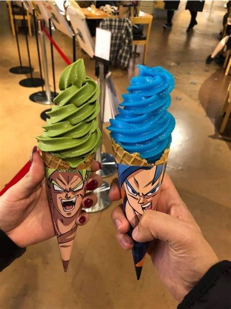 What If We Kissed While Eating The Special Dragon Ball Super Ice Cream Food Porn Know Your Meme