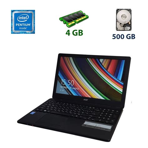 Купить ноутбук Acer Aspire E1-510 на базе Intel Pentium N3520 и 4 GB ...