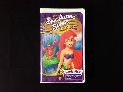 Disney Sing Along Songs VHS Tape Collection of All-time Favorites: the ...