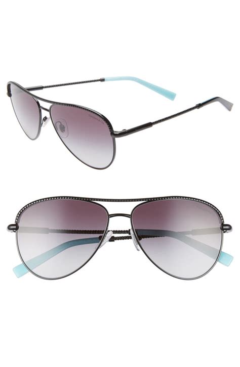 Tiffany And Co 57mm Aviator Sunglasses Nordstrom