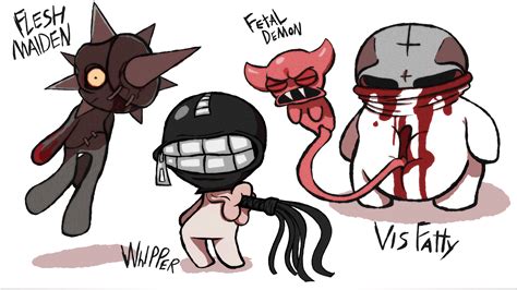 Isaac Enemies I Love By Hattsworth On Newgrounds