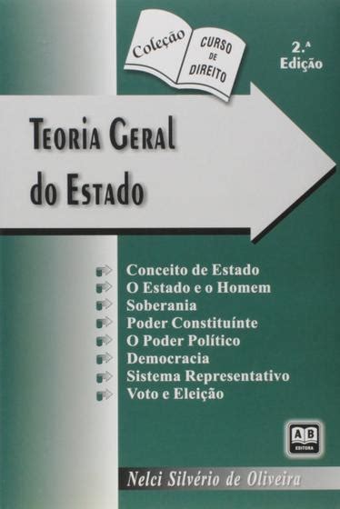 Teoria Geral Do Estado Ab Livros De Direito Constitucional