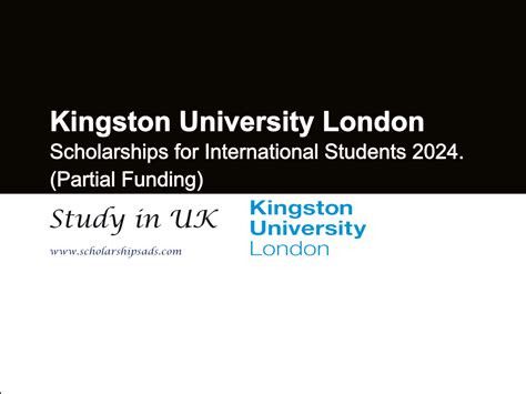 Kingston University London UK Scholarships 2024. (Partial Funding)