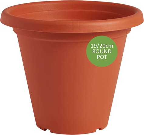 Clever Pots Plastic Plant Pot 20cm Indoor Plant Pot Or Outdoor Flower