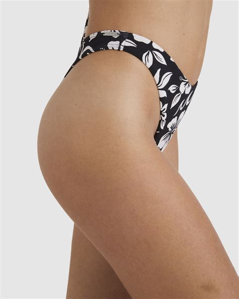 Billabong Toko Skimpy Hike Bikini Bottom Black Surfstitch