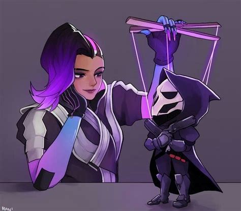 Overwatch Sombra Reaper Emote Sombra Overwatch Overwatch