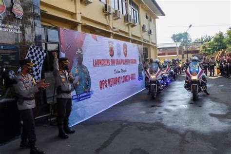 Ops Ketupat Lodaya 2022 Kapolresta Cirebon Launching Tim Urai Polresta