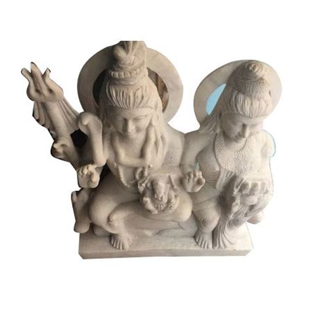 White Hindu Marble Shiv Parivar Statue For Worship Size Feet At Rs