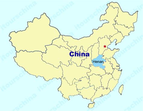 Henan Map, Map of China, Henan Province Maps