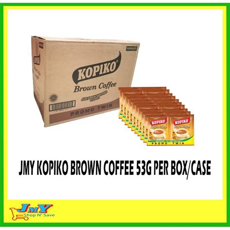 JMY KOPIKO BROWN COFFEE TWIN PACK 53G X 120PCS PER BOX CASE Shopee