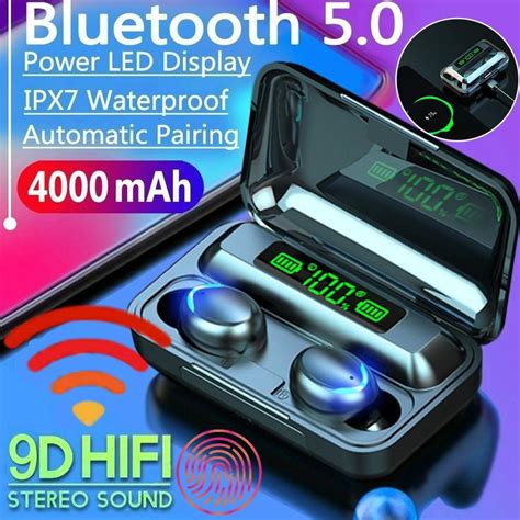 Беспроводные bluetooth-наушники с шумоподавлением CVC8.0 TWS 8D HIFI 5. ...