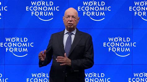 Klaus Schwab Der Gründer Und Leiter Des Weltwirtschaftsforums Wef