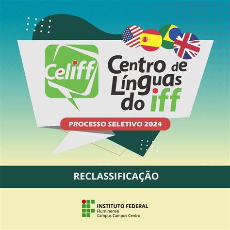 Celiff do IFF Campos Centro divulga 2ª reclassificação Portal