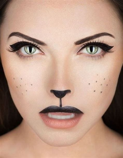 Maquillaje De Gatito Creative Halloween Makeup Halloween Makeup