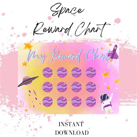 Reward Chart, Toddler Reward Chart, Reward Chart Printable, Kids ...