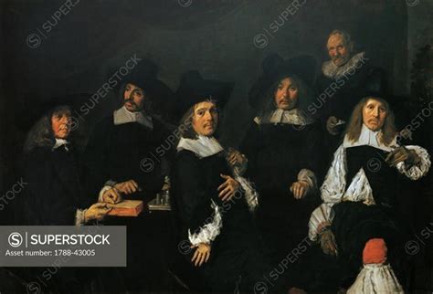 Regents Of The Old Mens Almshouse Of Harlem 1664 By Frans Hals Ca