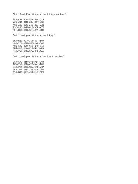 MiniTool Partition Wizard Crack v11.6.0 License Key (Patch) 2020 | PDF