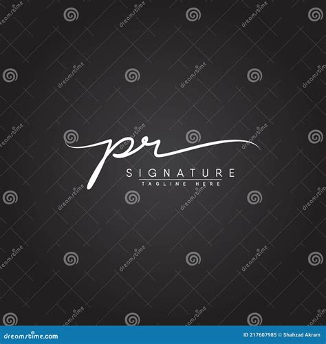 Handwritten Signature Logo For Initial Letter CM Vector Illustration