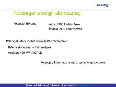 Ppt Wykorzystanie Odnawialnych R De Energii W Celu Osi Gni Cia