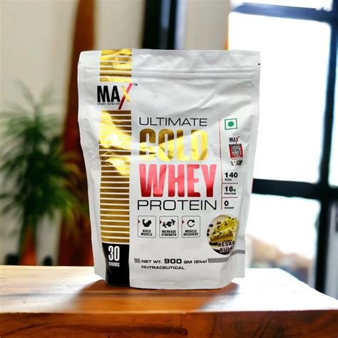 Max Sports Nutrition Gold Whey Protein 09kg 30 Servings Ncr Food Supplements