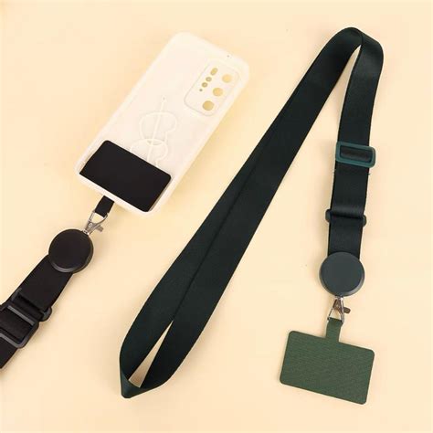 Jual TALI GANTUNGAN HP LEBAR TALI LANYARD LEHER TALI LANYARD STRAP