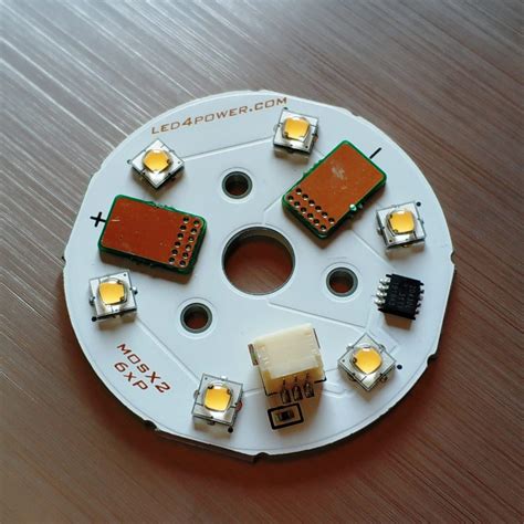 6x LUMINUS SST-20 4000K 95CRI LED (SST-20-W40H-A120) on 34.0mm 6XP ...
