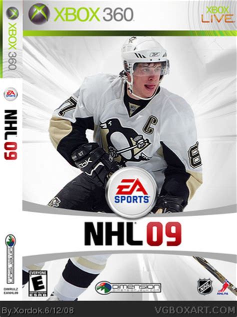 NHL 09 Xbox 360 Box Art Cover by Xordok