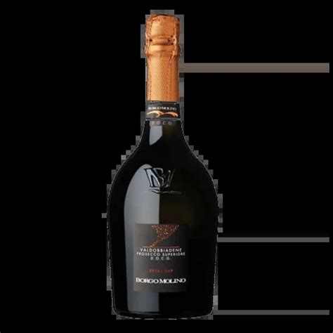 Borgo Molino Prosecco Superiore Valdobbiadene Extra Dry Docg 11 750ml