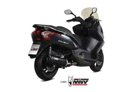 Scarico Kymco Downtown Mivv Mover Inox Verniciato Nero Mv Ky