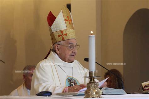 Lamezia La Riflessione Del Vescovo Emerito Della Diocesi Rimedio Sulla