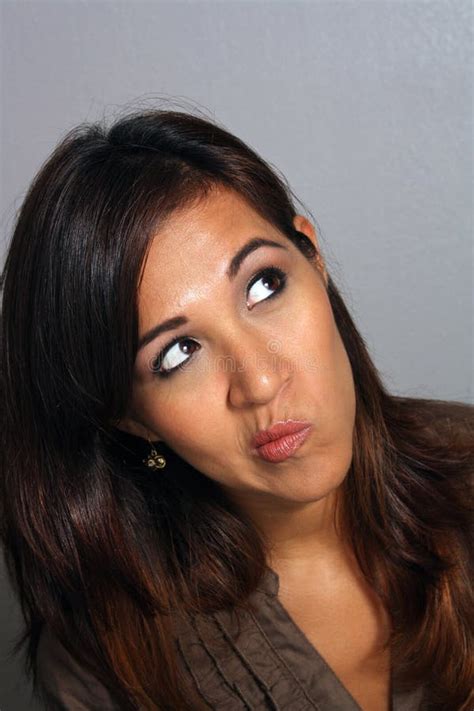 Belle Latina Headshot Photo stock Image du fille cosmétiques