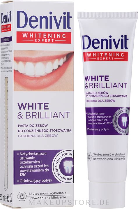 Denivit Aufhellende Zahnpasta White Brilliant Makeupstore De