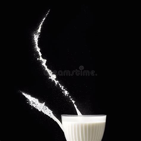 Splash of White Milk Splash on White Background Generative Ai ...