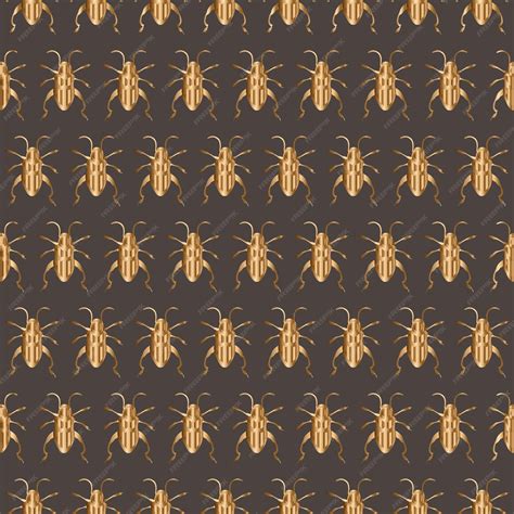 Premium Vector Insect Seamless Pattern