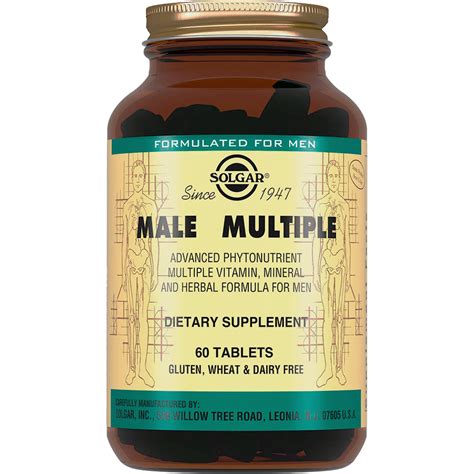 Мультивитаминный и минеральный комплекс для мужчин | Solgar - полезные ...
