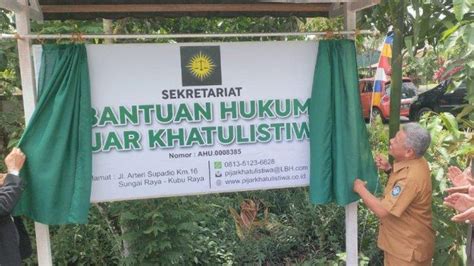 Bupati Muda Mahendrawan Resmikan Lembaga Bantuan Hukum Pijar