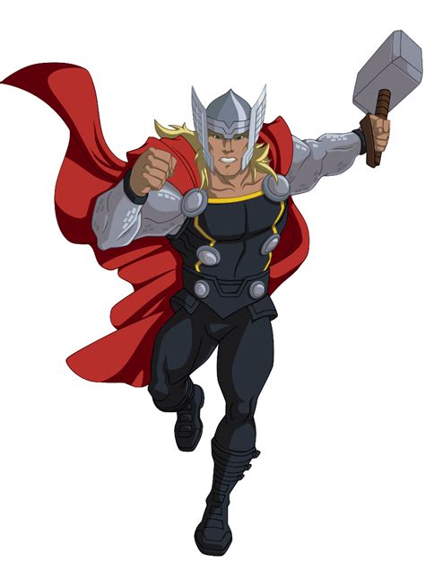 Avengers assemble cartoon, Thor comic art, Marvel animation