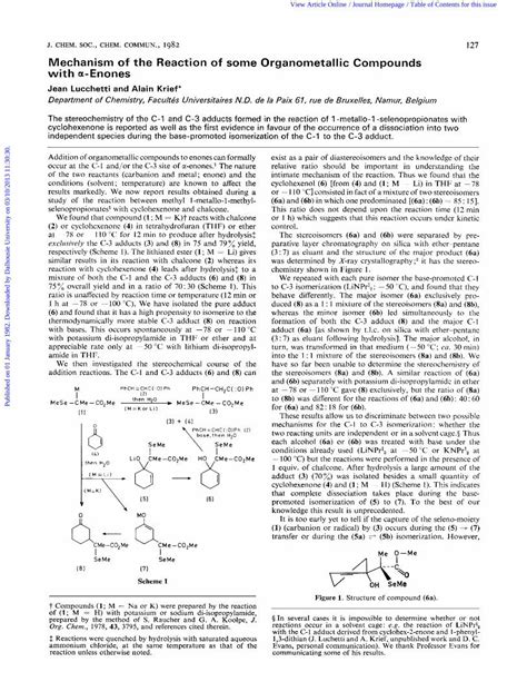 Pdf Mechanism Of The Reaction Of Some Organometallic Compounds With