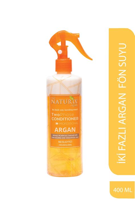 Naturix Iki Fazlı Argan Yağlı Saç Bakım Fön Suyu 400 ml Fiyatı