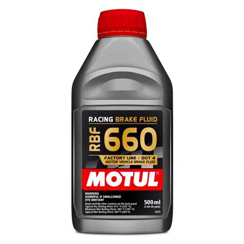 Motul USA RBF 660 Synthetic Racing DOT 4 Brake Fluid